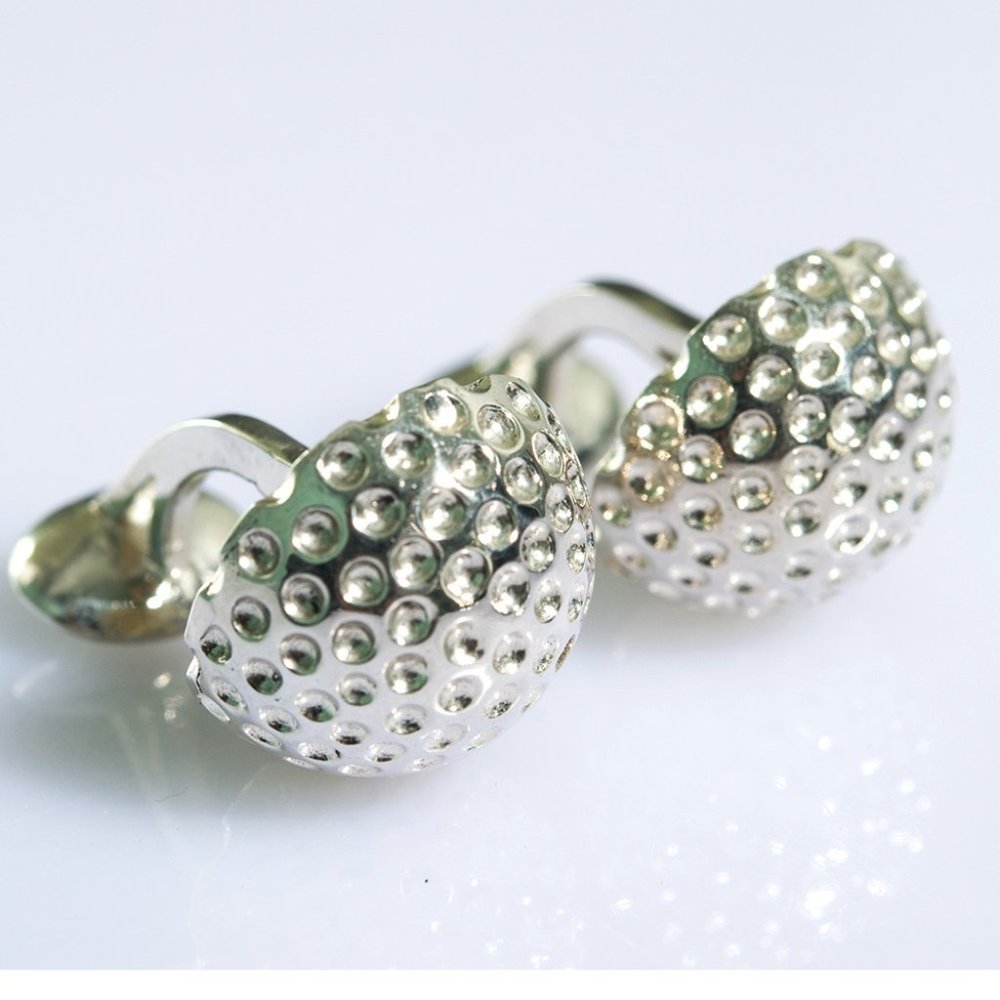 sterling silver Golf ball Cufflinks High quality